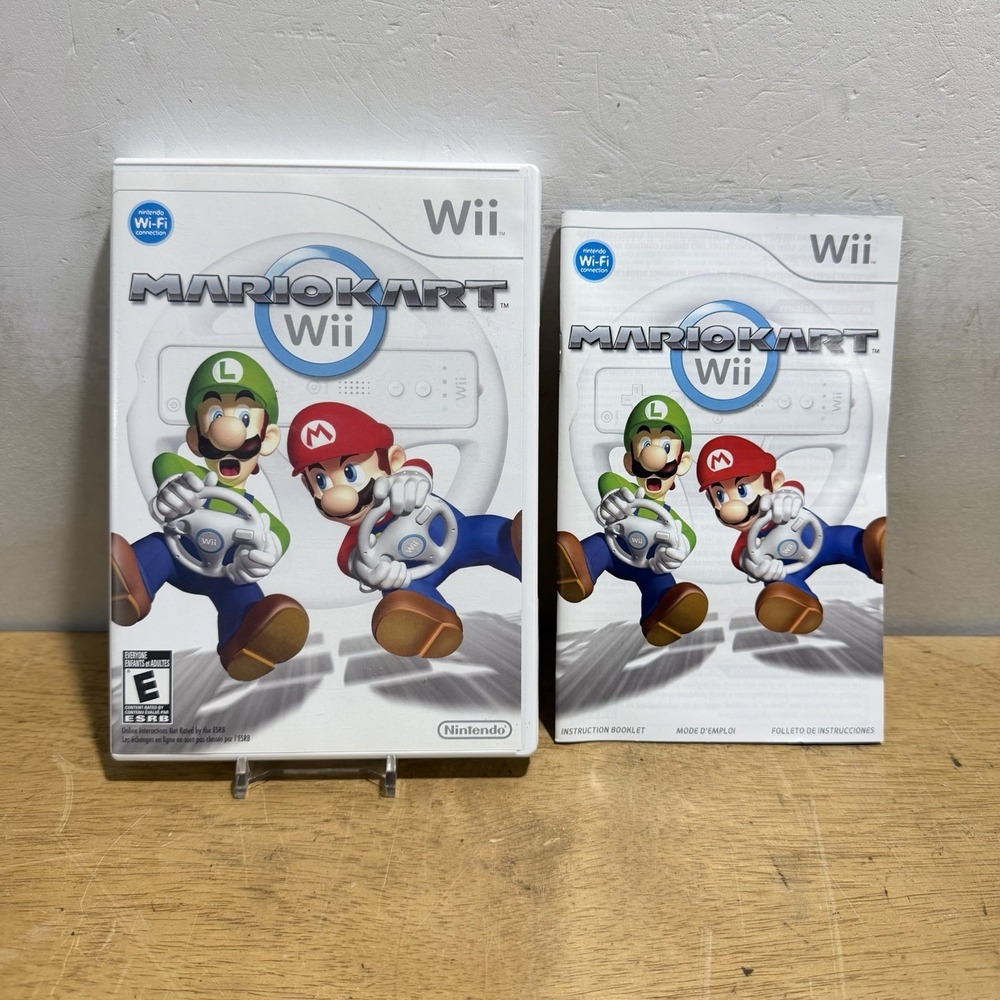 Mario Kart Wii Nintendo 2008 CIB RVLPRMCE Racing Video Game NTSC-U/C